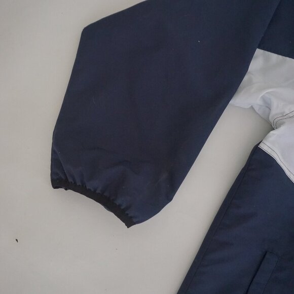 Vintage '90S Reebok Navy White Zip Up Baseball Style Windbreaker Jacket 2XL - Picture 8 of 10